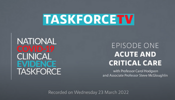 TaskforceTV Episode 1 – Acute and Critical Care