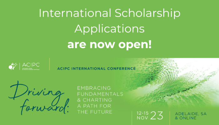 International Conference Scholarship – Pacific Region