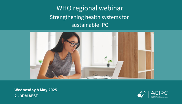 WHO regional webinar on IPC