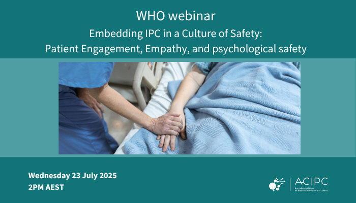 Webinar Embedding IPC in a Culture of Safety