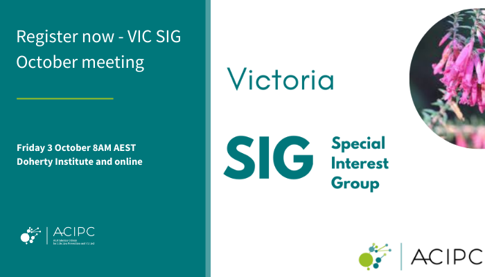VIC SIG meeting 3 October