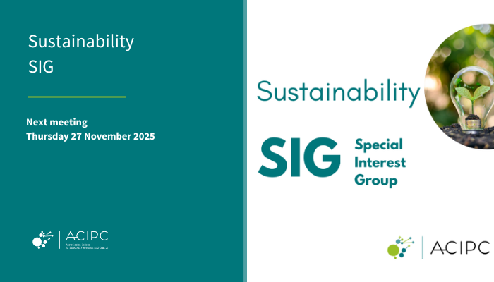 Sustainability SIG November Meeting