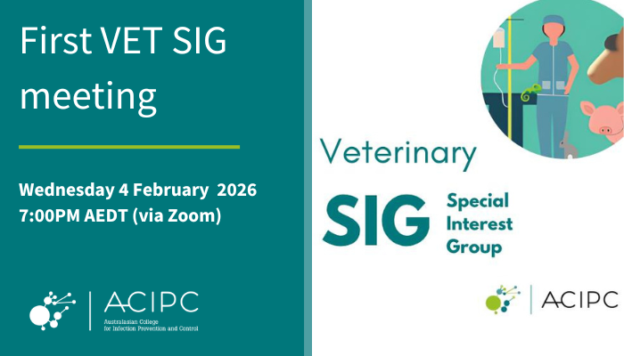 First Vet SIG meeting 4 February!