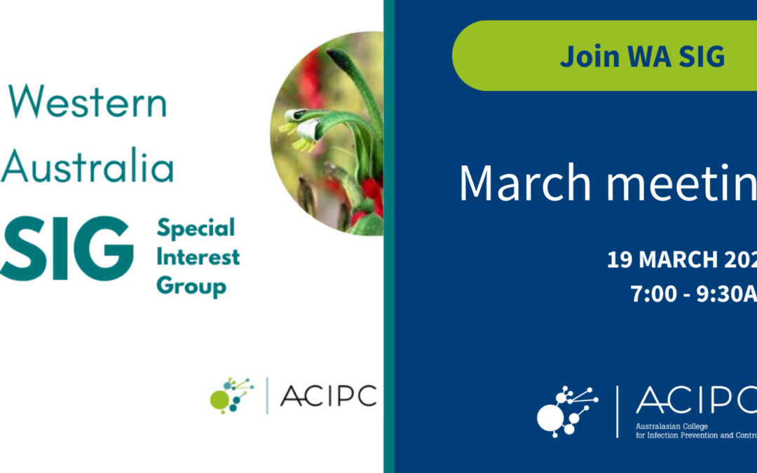 WA SIG March meeting