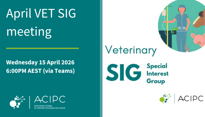 Veterinary SIG April meeting