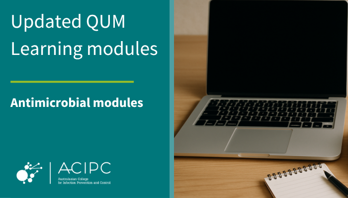 Updated QUM learning modules on antimicrobials