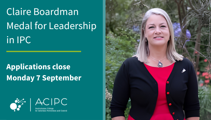 Claire Boardman Medal Applications Closing Soon