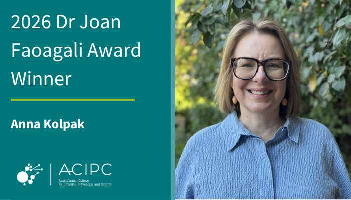2026 Dr Joan Faoagali Award winner