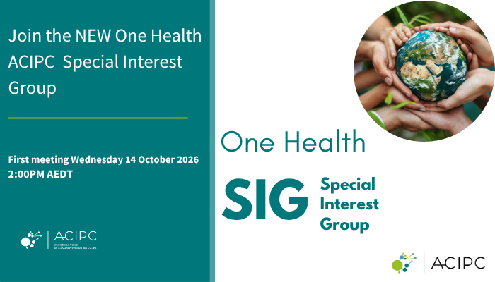 One Health SIG October Meeting