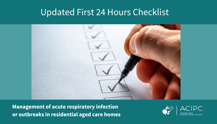 First 24 Hours Checklist Updated